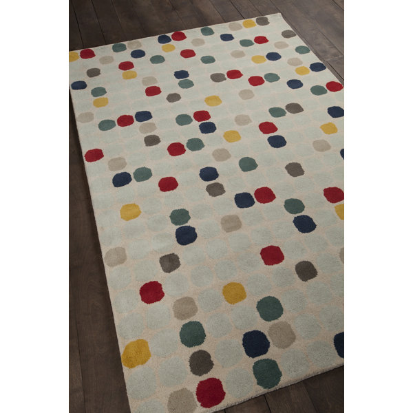 Chandra Stella Hand Tufted Wool Cream/Beige/Red/Yellow/Blue Rug Wayfair